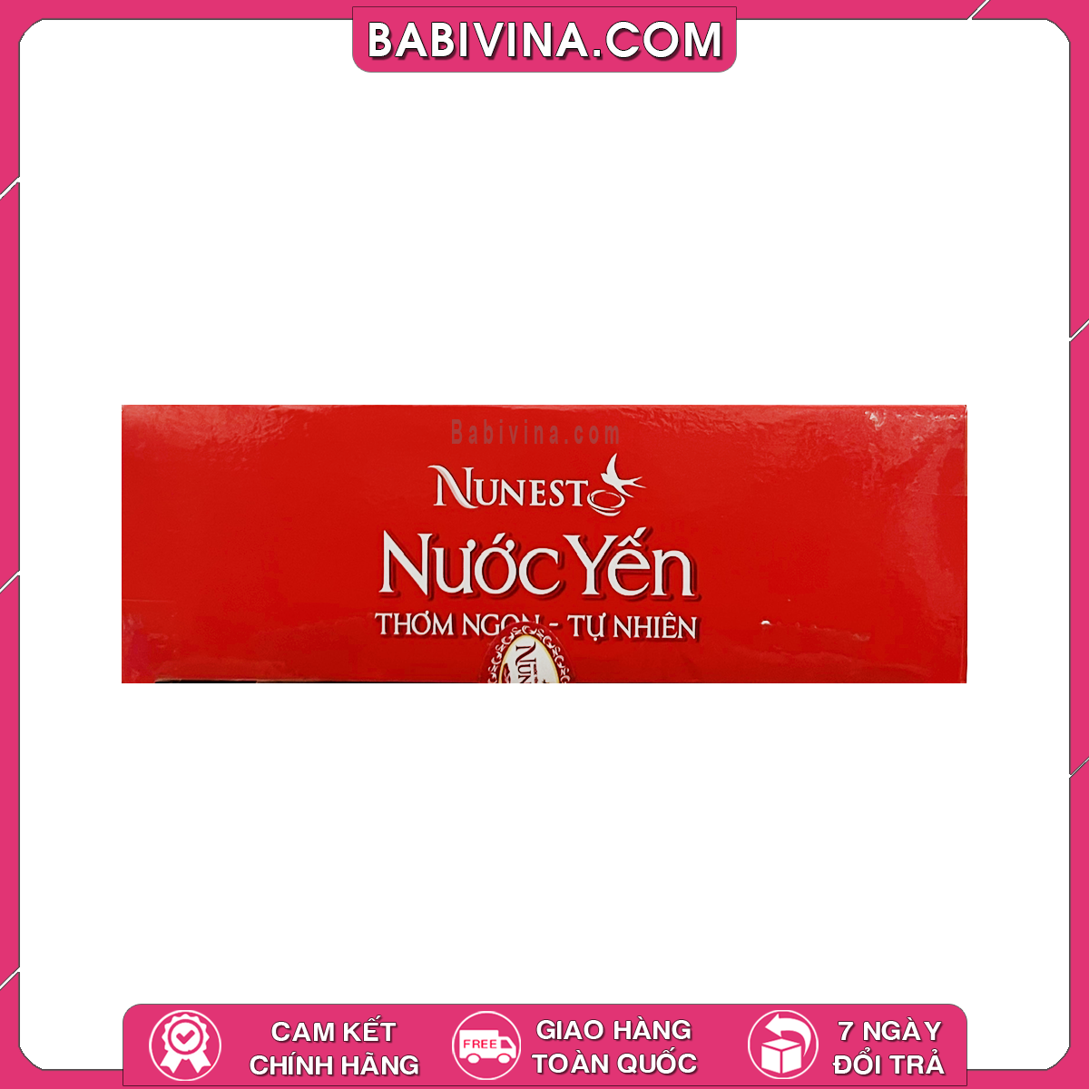 Nước Yến Tự Nhiên Nunest Có Đường - Hộp 6 Lon ( 6 x 190ml) | Bổ Sung Dinh Dưỡng - Tăng Cường Sức Đề Kháng | Mua Hàng Chính Hãng, Giá Rẻ Nhất Tại Babivina