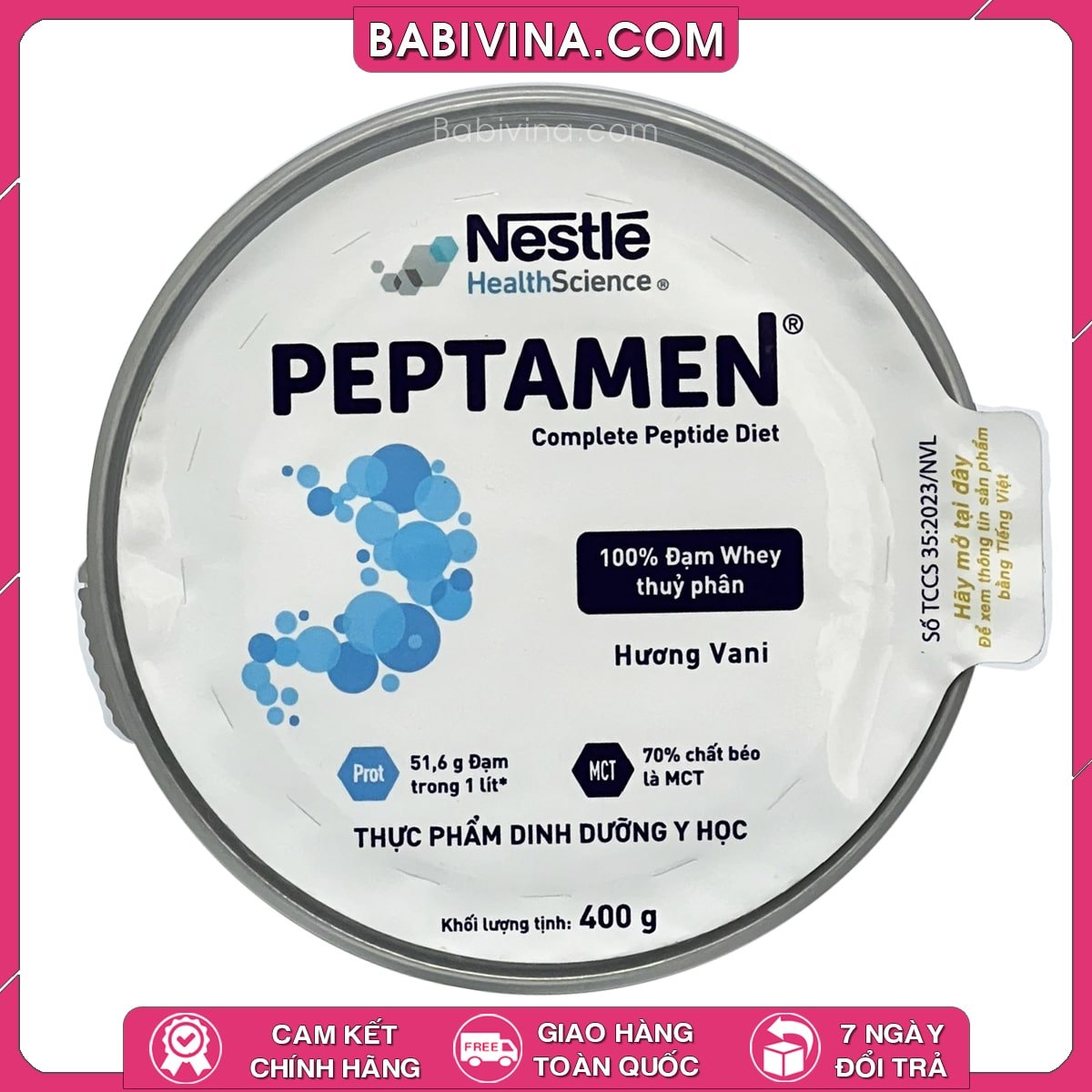 Sữa Peptamen 400g | Dinh Dưỡng Cho Người Kém Hấp Thu, Phẫu Thuật, Ung Thư | Mua Peptamen Chính Hãng Nestle, Giá Tốt Nhất Tại Babivina