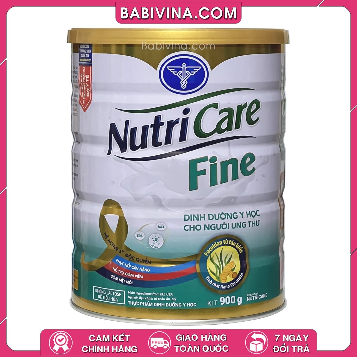 Sữa NutriCare Fine 900g | Dinh Dưỡng Chuyên Biệt Cho Bệnh Nhân Ung Thư | Mua NutriCare Fine Chính Hãng NutriCare