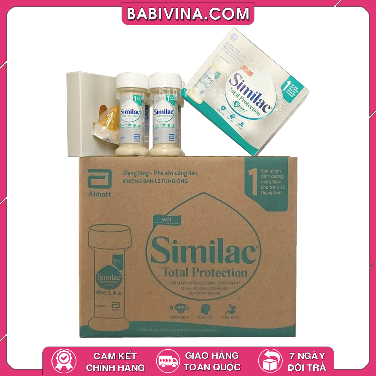 Sữa Similac Total Protection Nước | Dành Cho Trẻ Từ 0-12 Tháng Tuổi | Chính Hãng Abbott, Giá Rẻ Nhất Tại Babivina