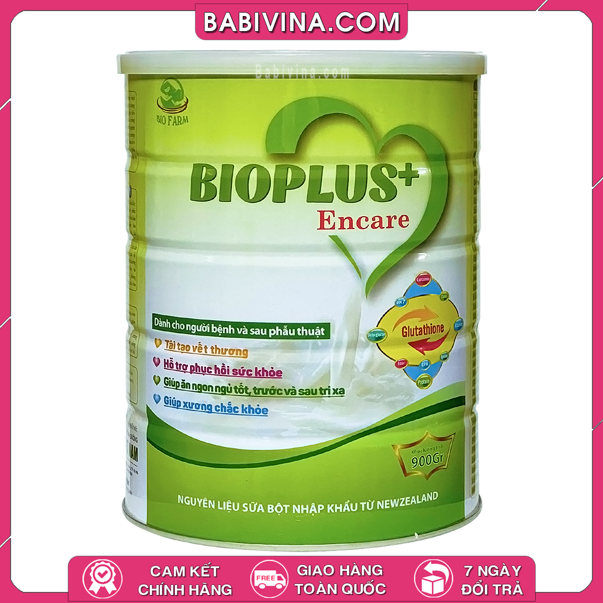 Sữa Bioplus+ Encare 900g | Dành Cho Bệnh Nhân Mới Ốm Dậy, Bệnh Nhân Ung Thư Trước Và Sau Xạ Trị | Mua Hàng Chính Hãng Giá Rẻ Nhất Tại Babivina