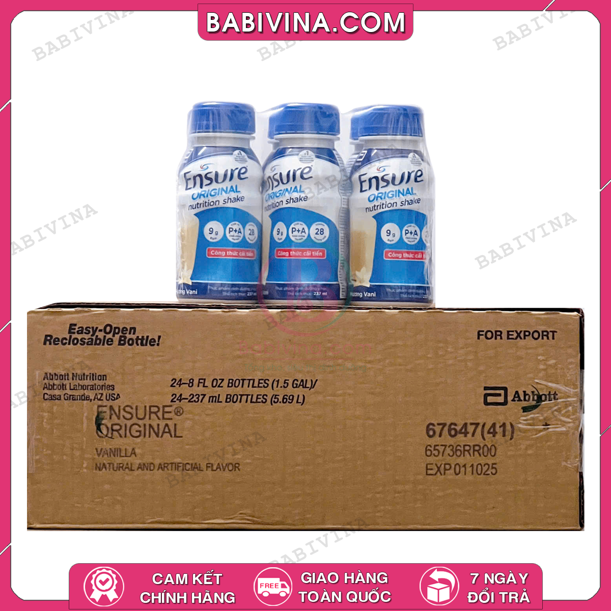 Sữa Nước Ensure 237ml