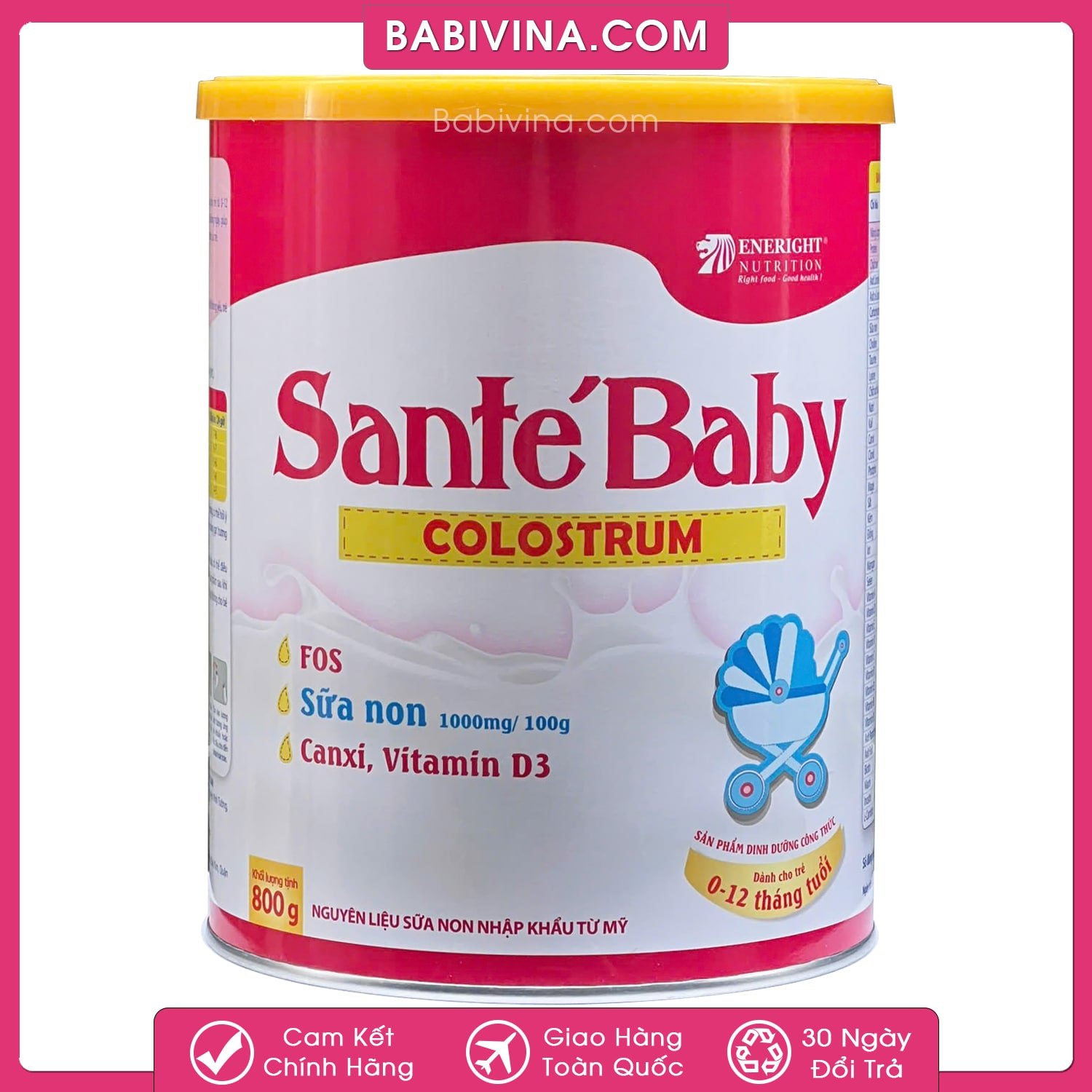 Sữa Sante Baby 800g | Sữa Non Dành Cho Trẻ 0-12 Tháng Tăng Sức Đề Kháng | Mua Santebaby Chính Hãng, Giá Cực Tốt Tại Babivina