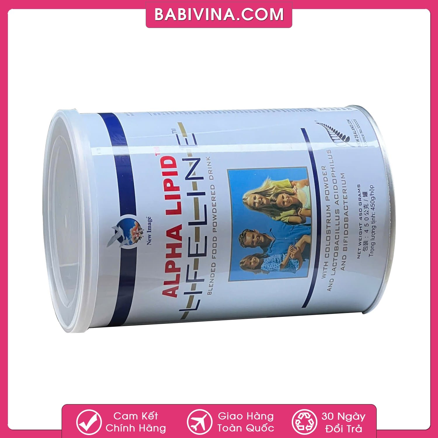 Sữa Alpha Lipid Lifeline 450g | Tăng Cường Sức Khỏe Toàn Diện | Mua Sữa Alpha Lipid Chính Hãng, Giá Tốt Nhất Tại Babivina