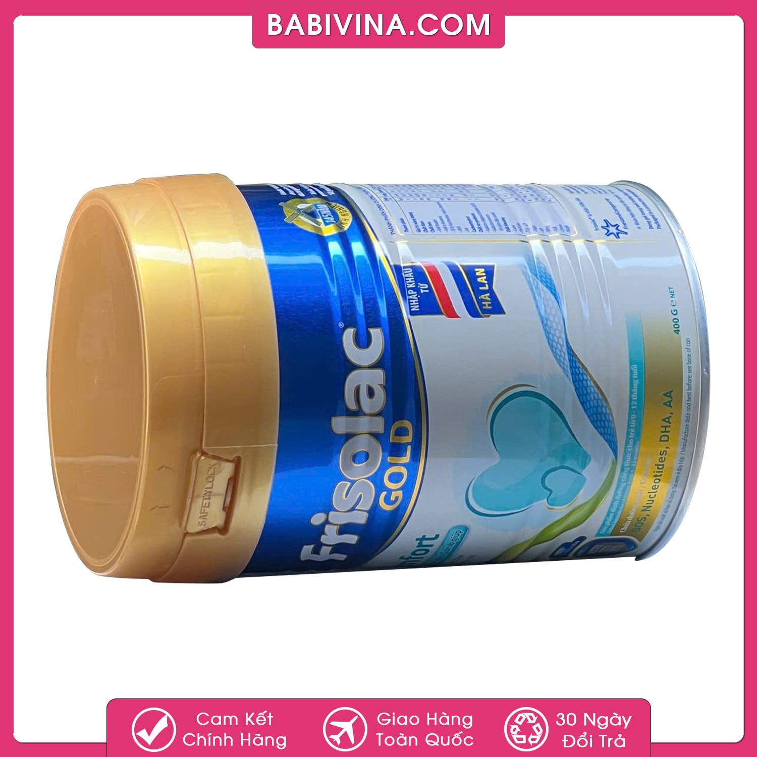 Sữa Frisolac Gold Comfort 400g | Trẻ 0-12 Tháng Hệ Tiêu Hóa Yếu, Đầy Hơi, Chướng Bụng | Mua Frisolac Gold Comfort Chính Hãng Friso, Giá Tốt Nhất Tại Babivina