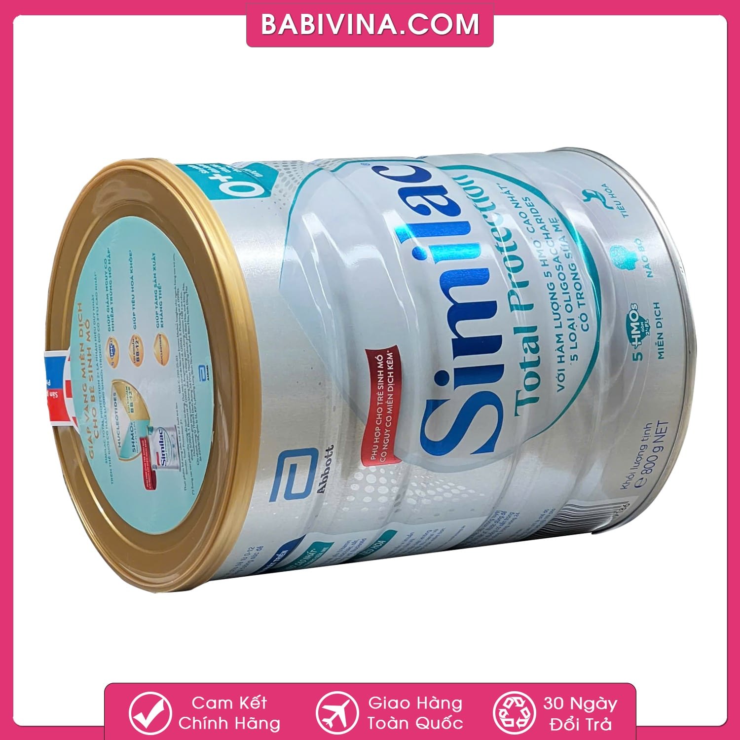 Sữa Similac Total Protection 0+ 800g | Trẻ Từ 0-12 Tháng Tuổi, Trẻ Sinh Mổ, Trẻ Hệ Miễn Dịch Yếu | Mua Similac Protection Chính Hãng, Giá Tốt Nhất Tại Babivina