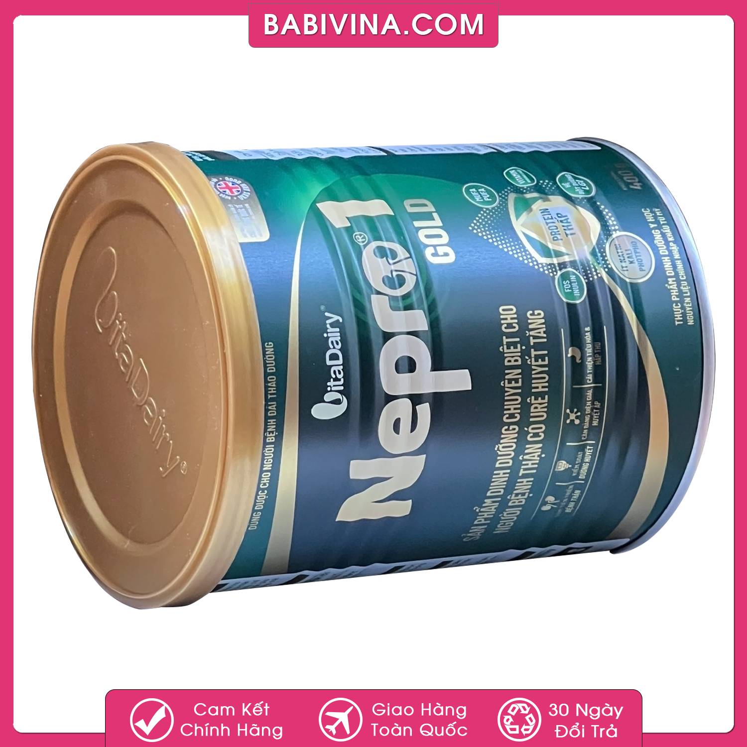 Sữa Nepro Gold 1 400g | Người Bệnh Suy Thận, Tiểu Đường, Tim Mạch | Mua Sữa Thận Nepro Gold Chính Hãng Giá Rẻ Nhất Tại Babivina
