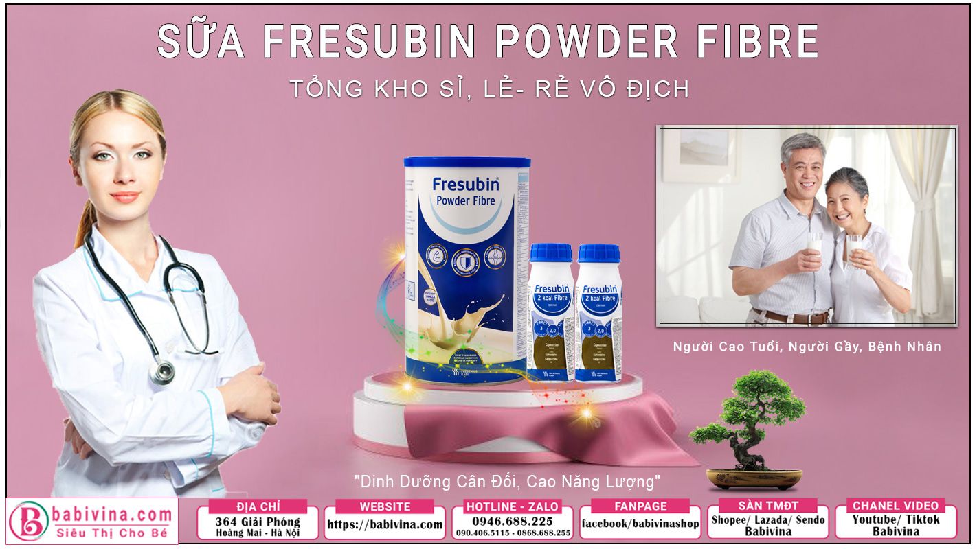 Sữa Fresubin 2 Kcal Fibre 200ml Chính Hãng, Giá Rẻ Nhất