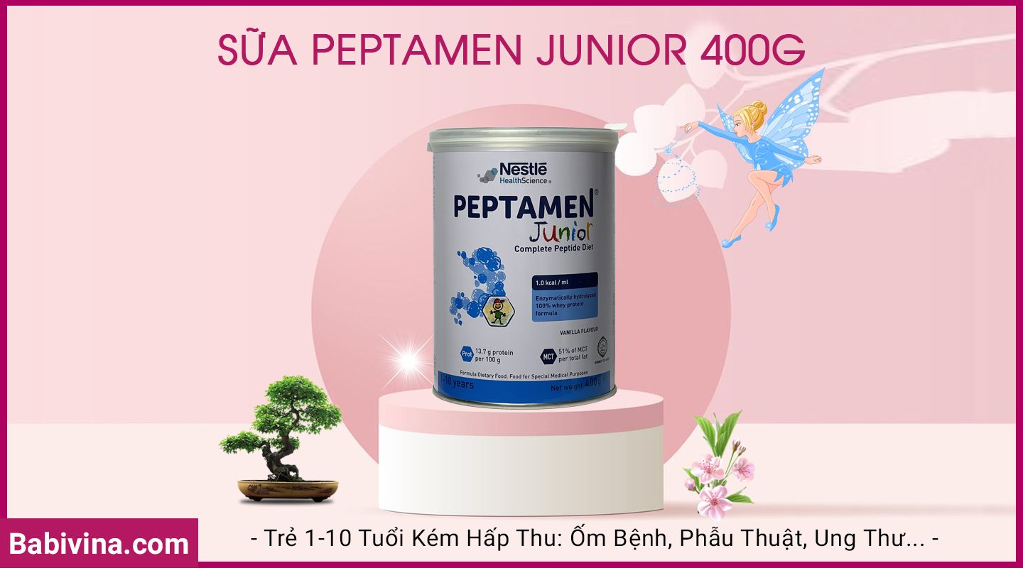 Sữa Peptamen Junior 400g Cho Trẻ Em Chính Hãng Nestle Giá Rẻ Nhất