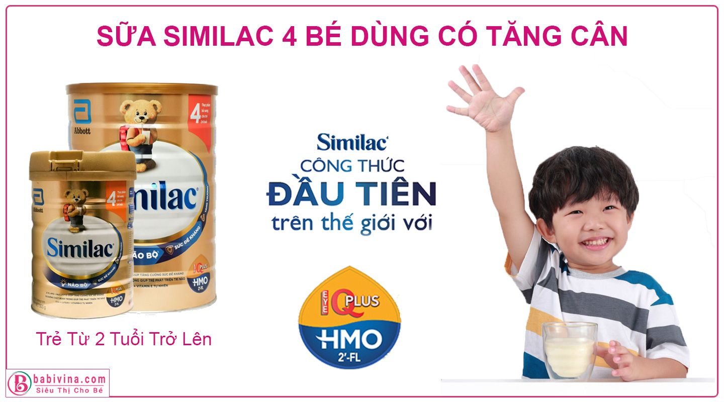 Sữa Similac 4 1.7 kg Giúp Trẻ Tăng Cân Tối Ưu