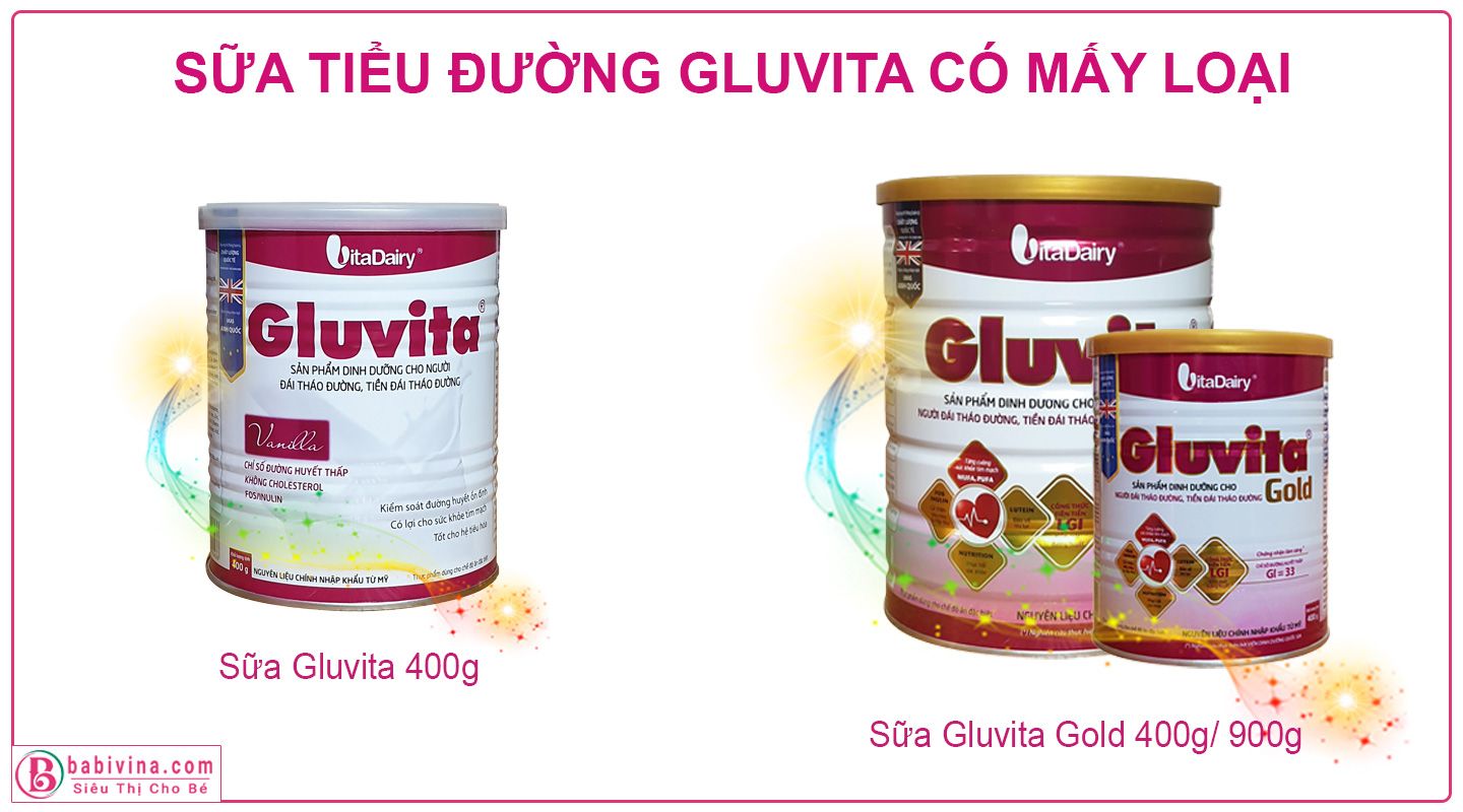 Hai Loại Sữa Tiểu Đường Gluvita