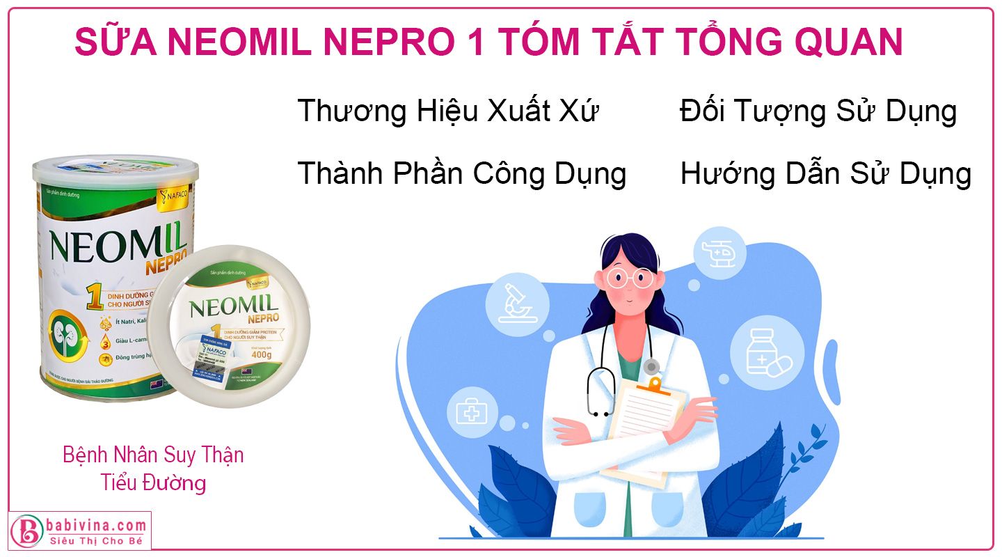 Tổng Quan Sữa Neomil Nepro 1 400g