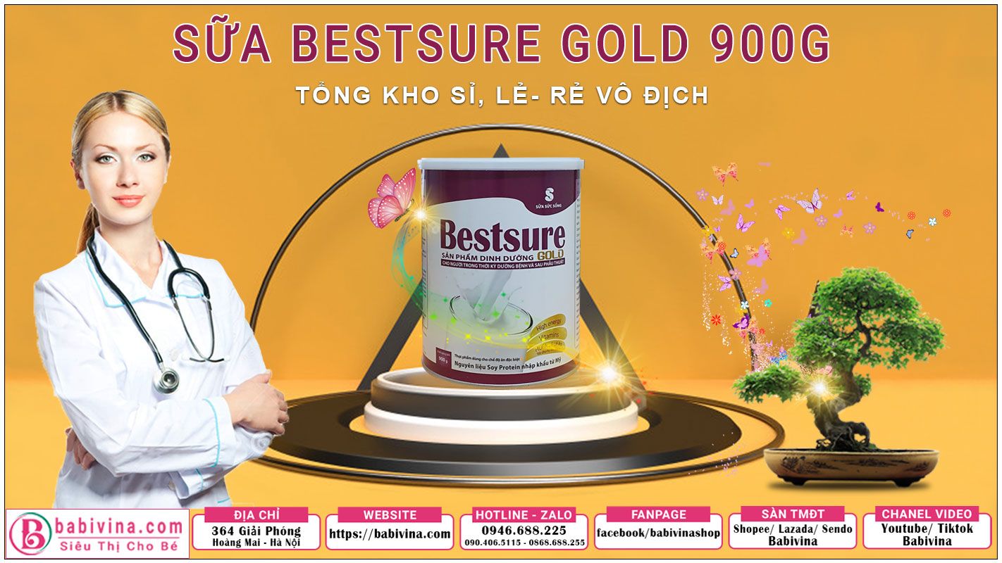 Sữa Bestsure Gold 900g Chính Hãng, Giá Rẻ Nhất