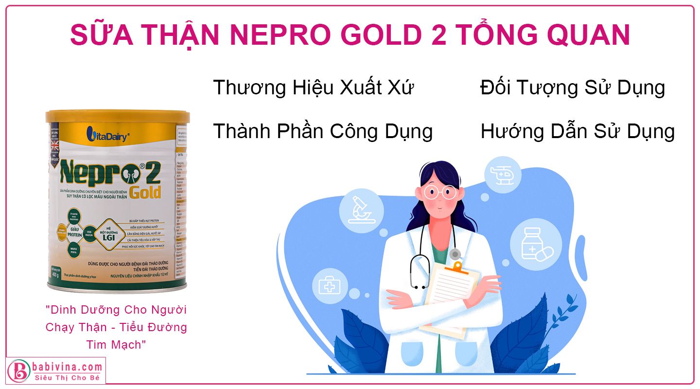 Tóm Tắt Tổng Quan Sữa Nepro Gold 2 400g