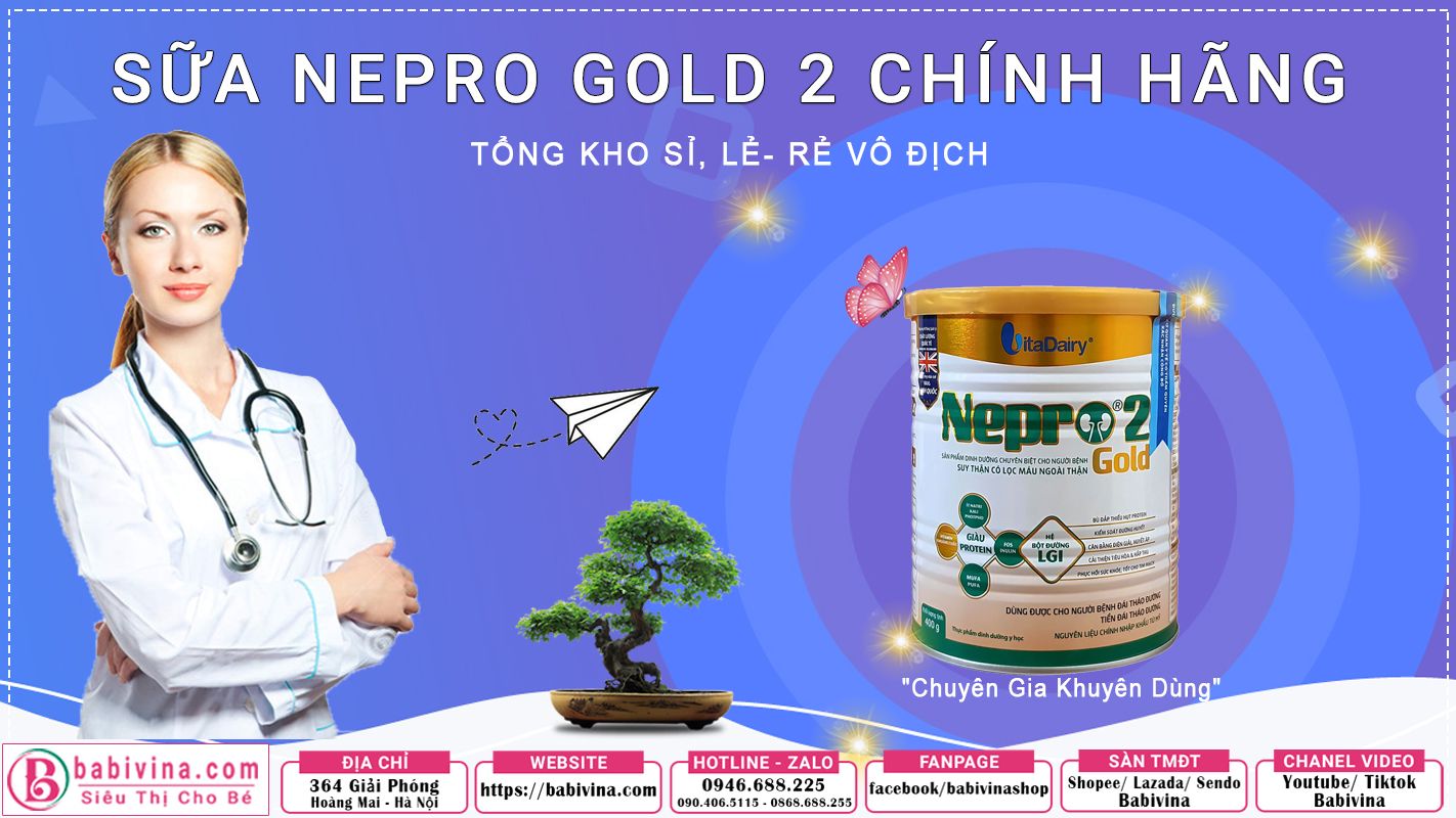 Sữa Nepro Gold 2 400g Chính Hãng, Giá Rẻ Nhất Tại Babivina