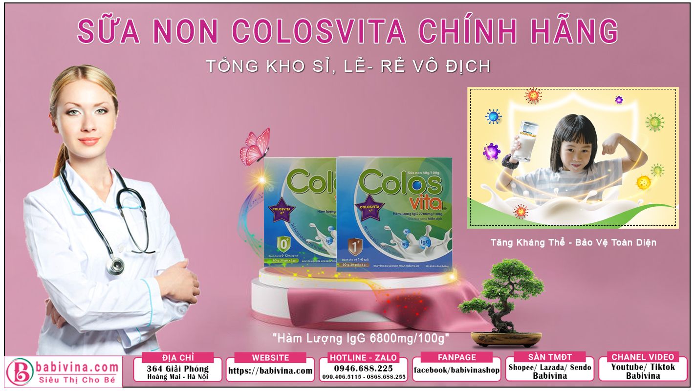 Sữa Non Colosvita 0+ Chính Hãng, Giá Rẻ Nhất Tại Babivina