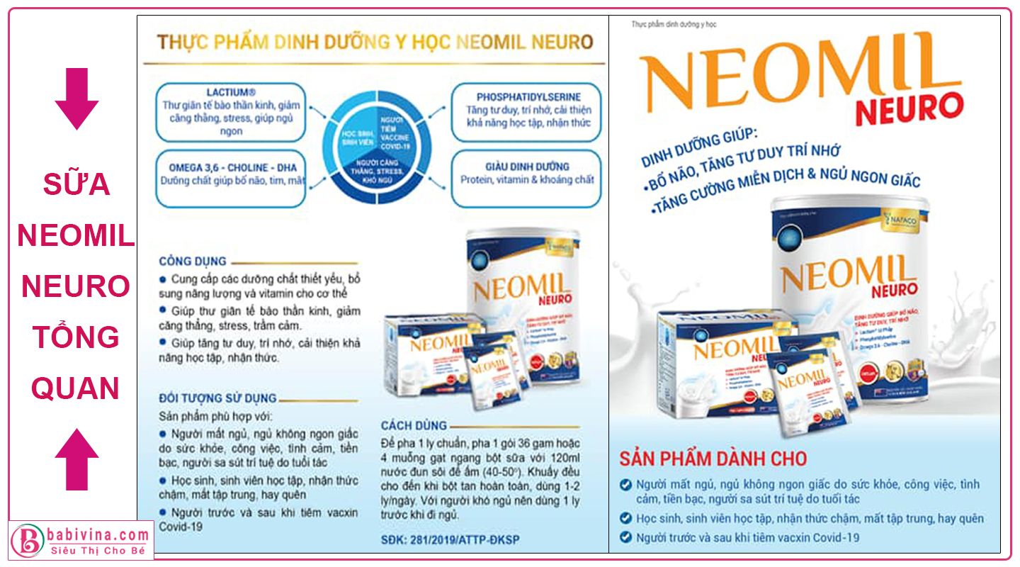 Đánh Giá Tổng Quan Sữa Neomil Neuro