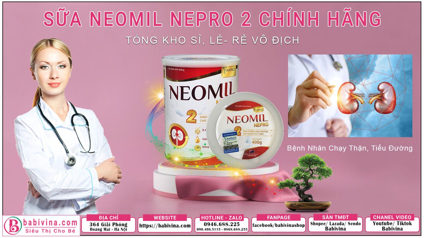 Sữa Neomil Nepro 2 400g Chính Hãng, Giá Tốt Nhất Tại Babivina