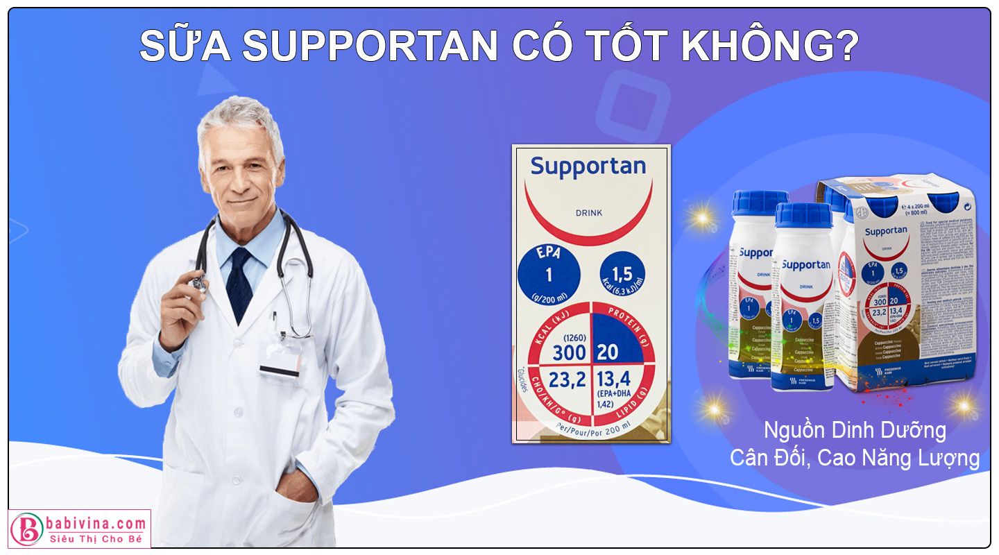 Sữa Supportan Drink 200ml Tốt Cho Người Ung Thư