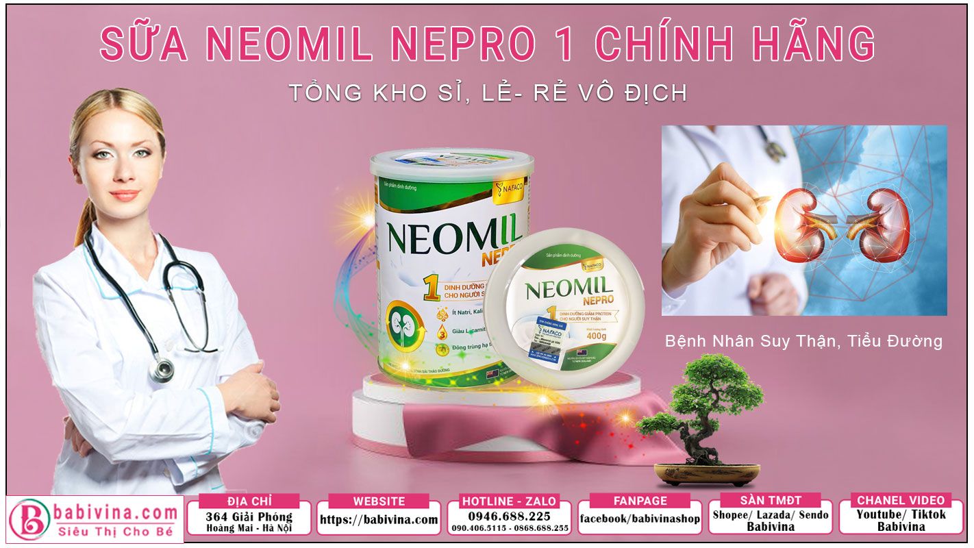 Sữa Neomil Nepro 1 400g Chính Hãng, Giá Tốt Nhất Tại Babivina