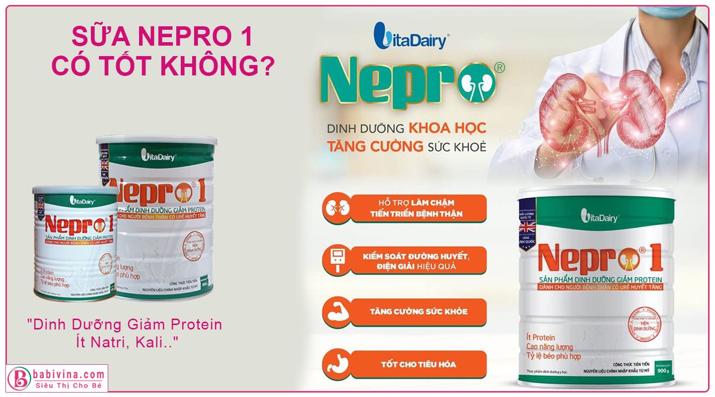 Sữa Nepro 1 Tốt Cho Người Suy Thận