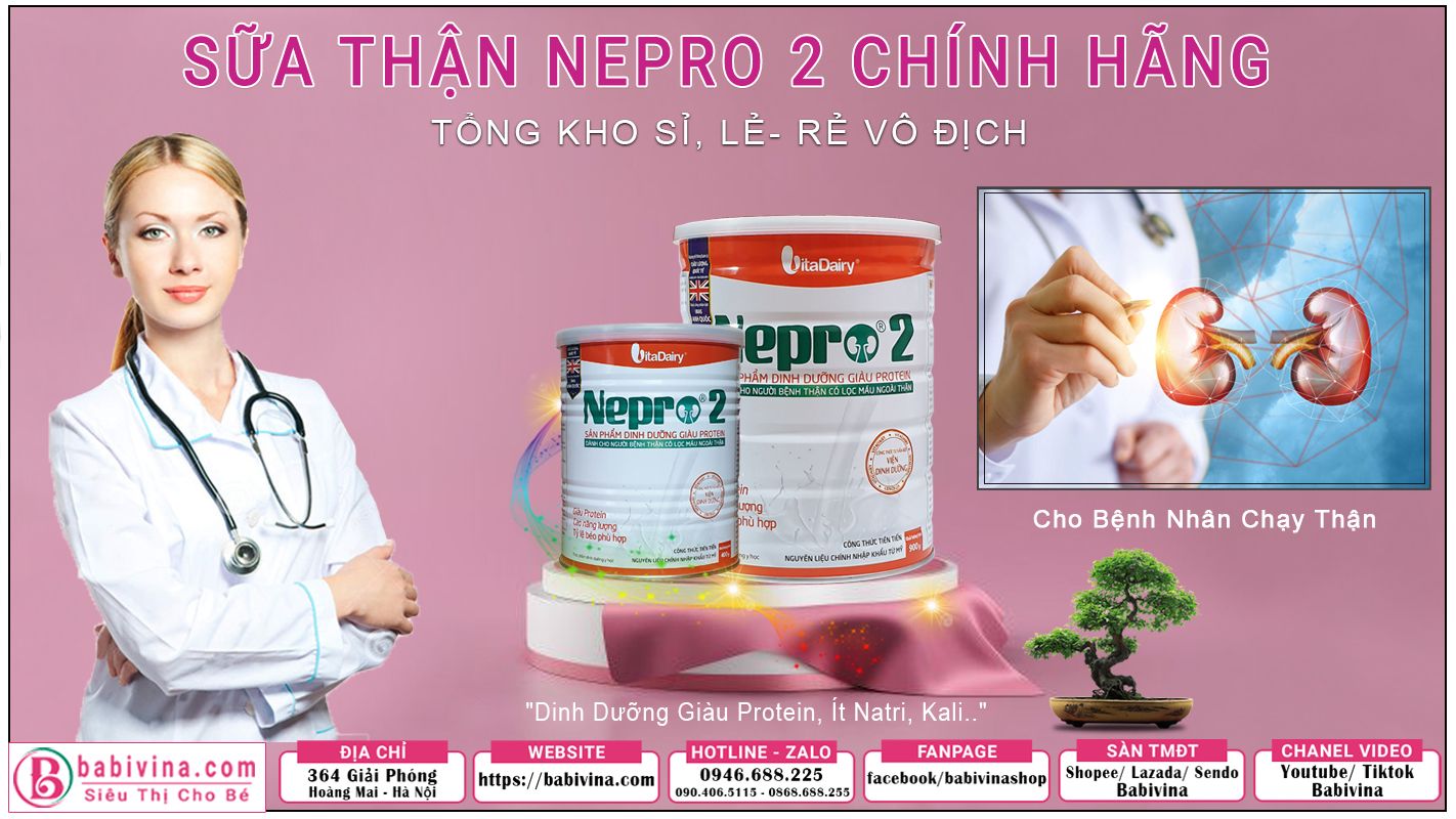 Sữa Nepro 2 900g Chính Hãng, Giá Rẻ Nhất Tại Babivina