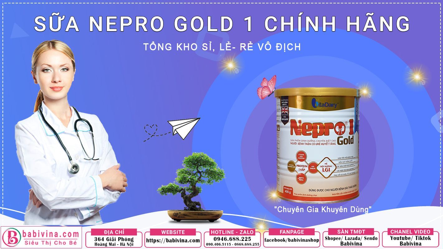 Sữa Nepro Gold 1 400g Chính Hãng, Giá Rẻ Nhất Tại Babivina