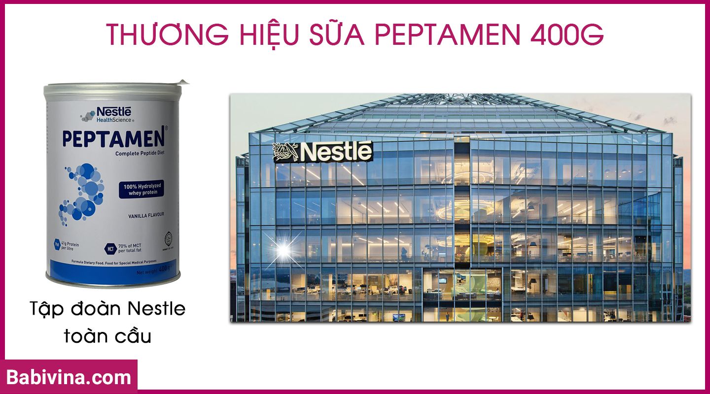 Sữa Peptamen 400g Thương Hiệu, Xuất Xứ