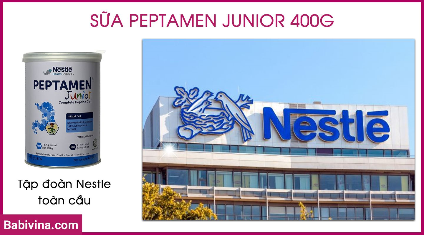 Sữa Peptamen Juninor 400g Của Nước Nào, Thương Hiệu, Xuất Xứ