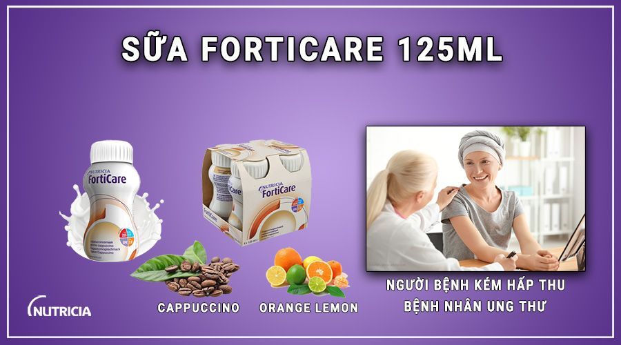 Sữa Nước Nutricia Forticare 125ml Dành Cho Bệnh Nhân Ung Thư