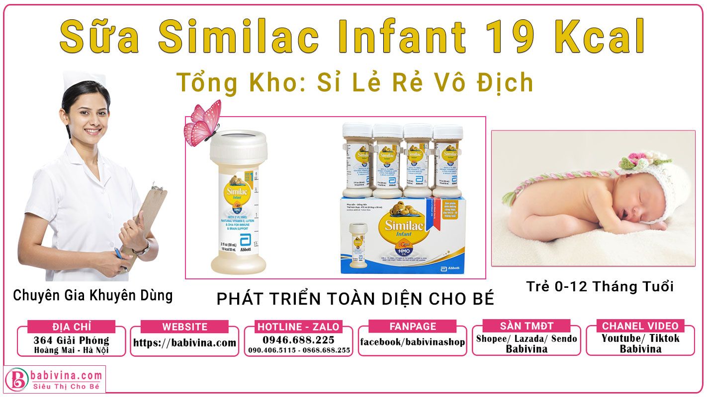 Sữa Similac Infant 19 kcal Dạng Nước Pha Sẵn Trẻ Chính Hãng Abbott