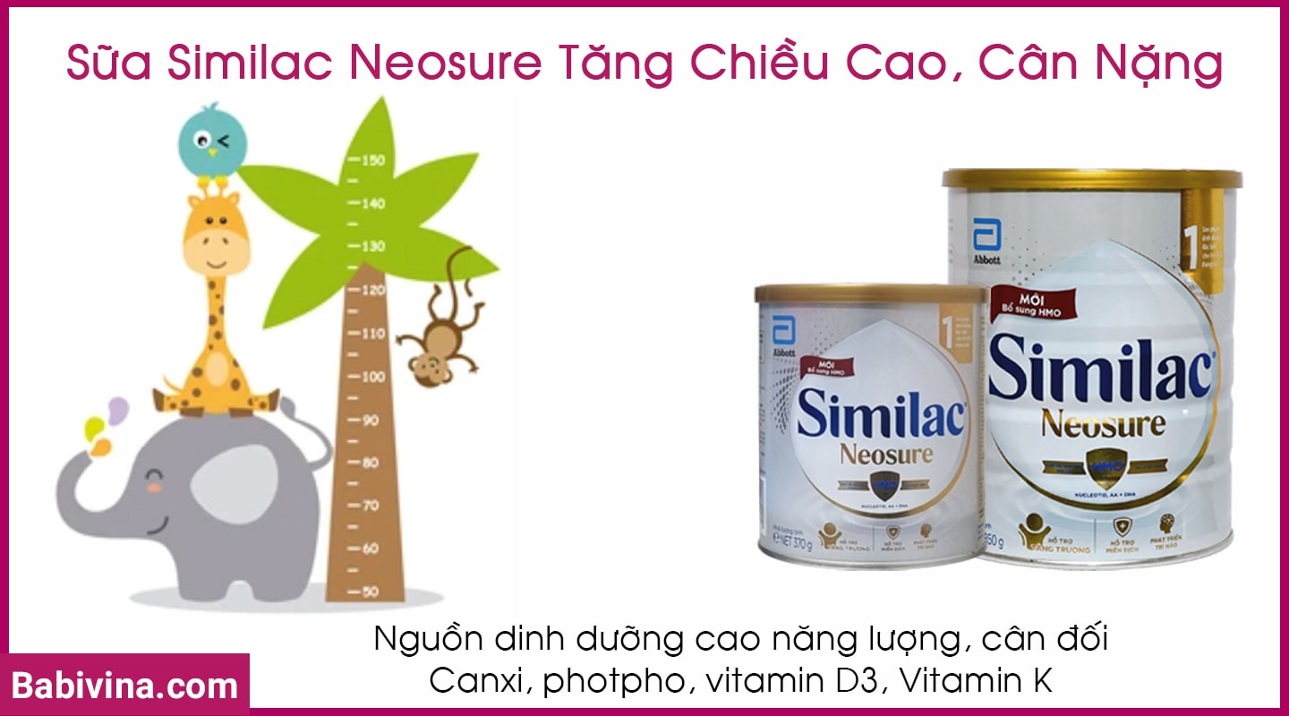 sua-similac-neosure-phat-trien-chieu-cao-can-nang