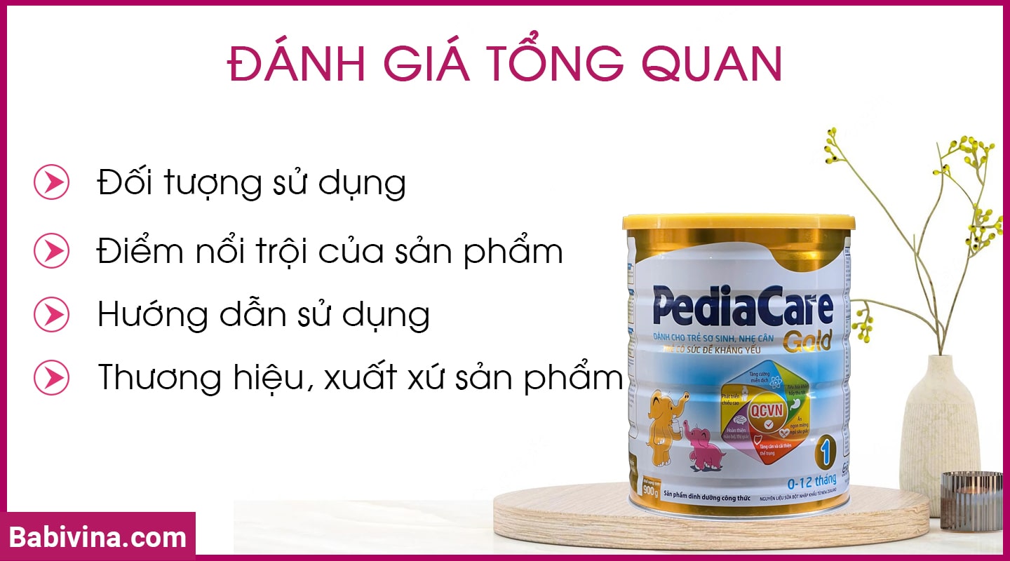 sua-pediacare-gold-1-900g-danh-gia-tong-quan