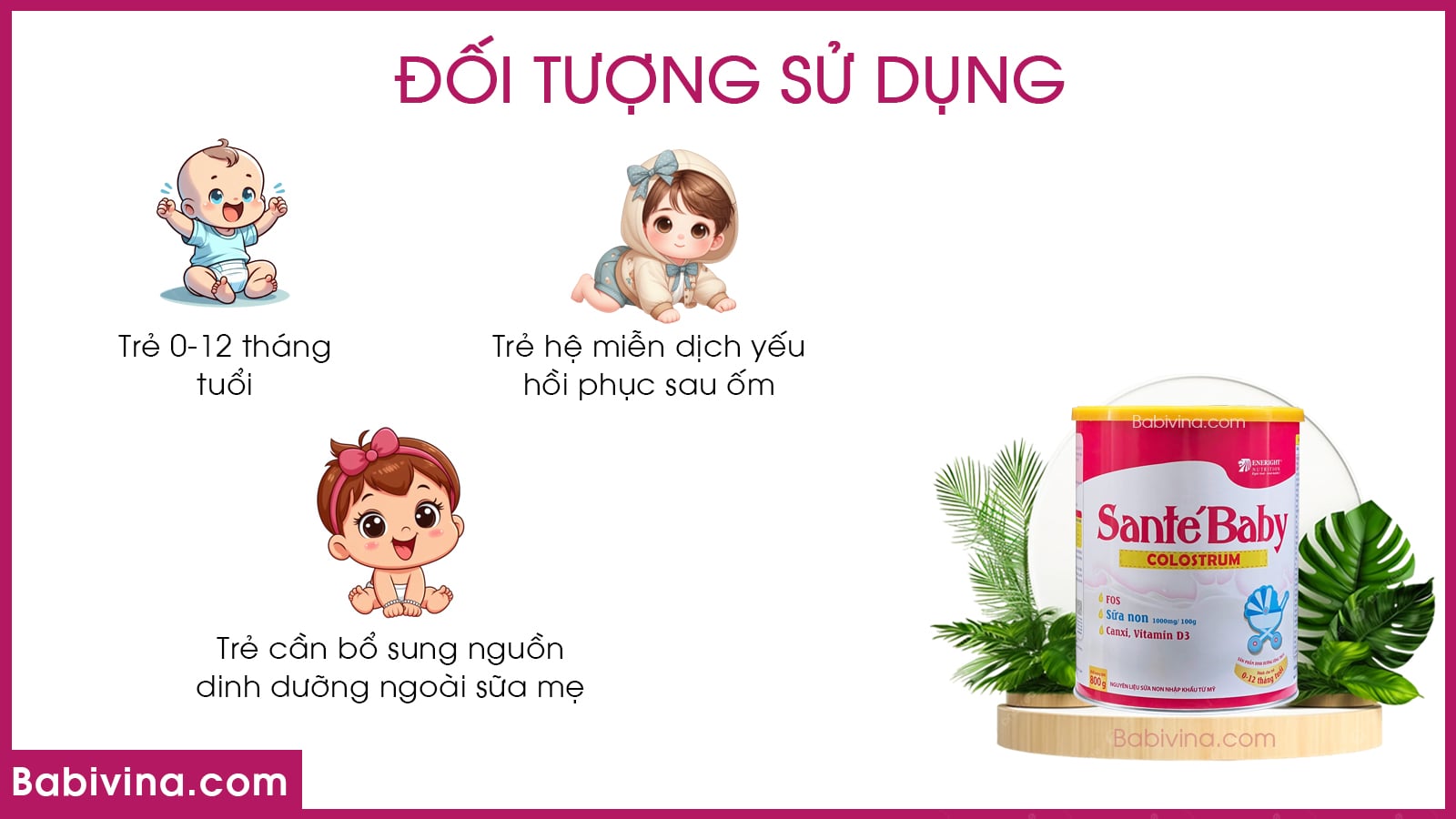 doi tuong-su-dung-sua-sante-baby-800g