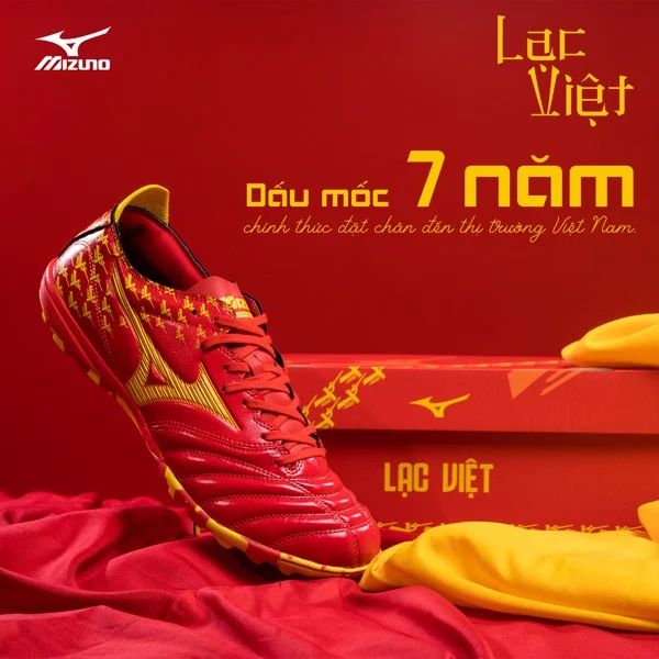 Mizuno Morelia Neo 3 Lạc Việt - Họa tiết mang đậm niềm tự hào Việt Nam