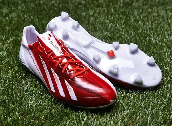 F50 Adizero Messi Running White- Red (2013- 2014)