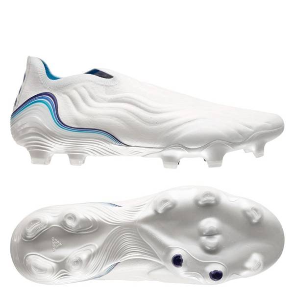 Adidas Copa Sense Diamond Edge (White / Hi-Res Blue / Legacy Indigo) 2