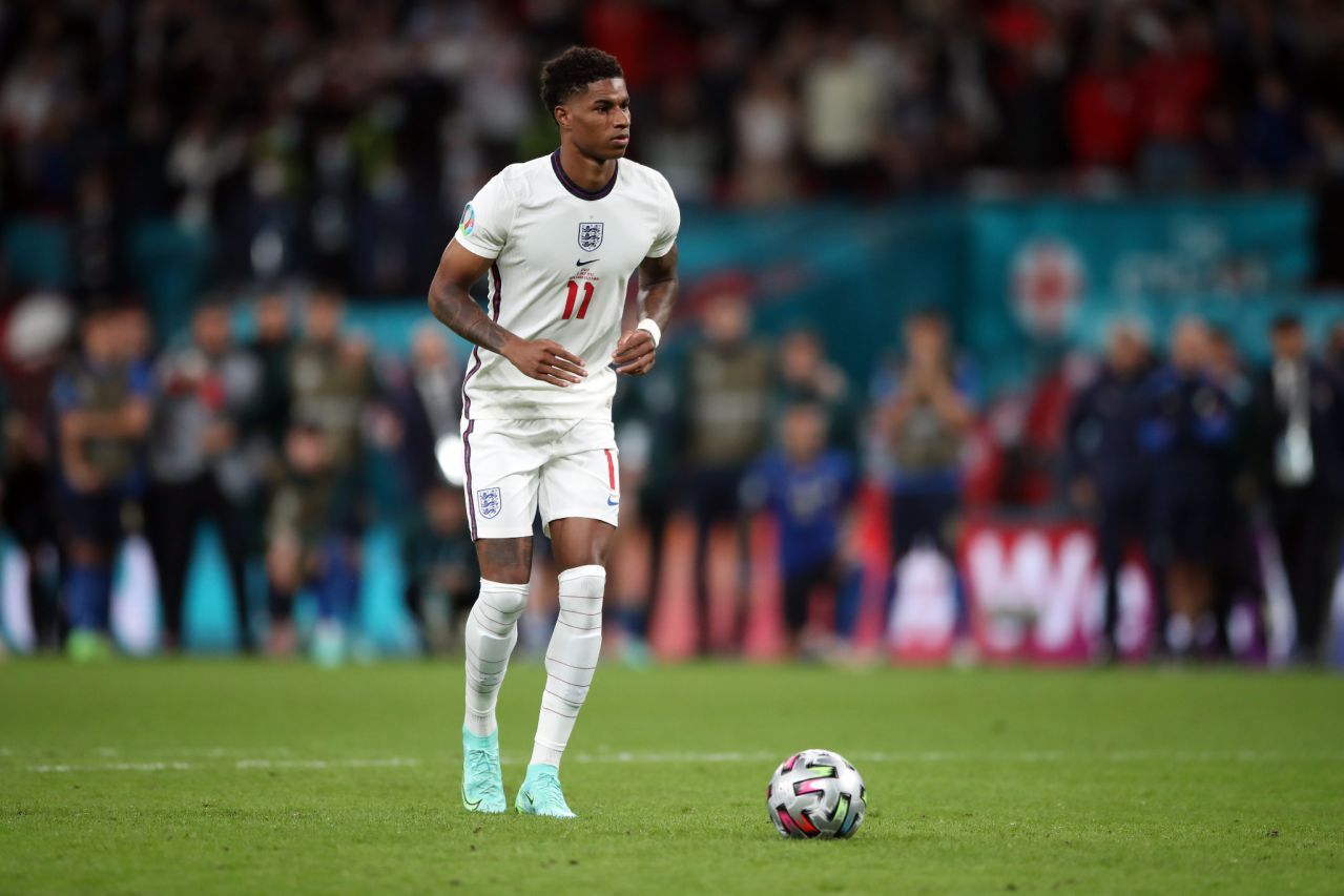 Phối màu Impulse Pack trên chân Rashford trong trận chung kết EURO 2021 mà cầu thủ người Anh thực hiện không thành công cú đá luân lưu