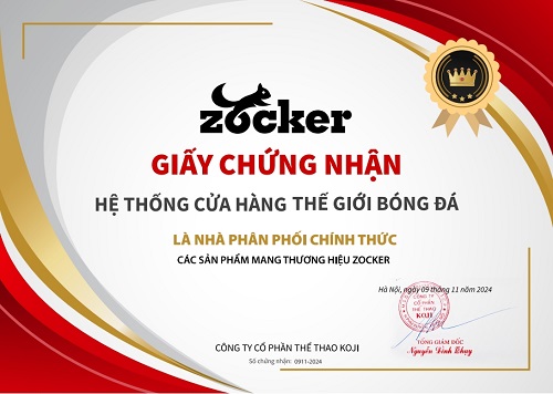 Giấy chứng nhận ZOCKER