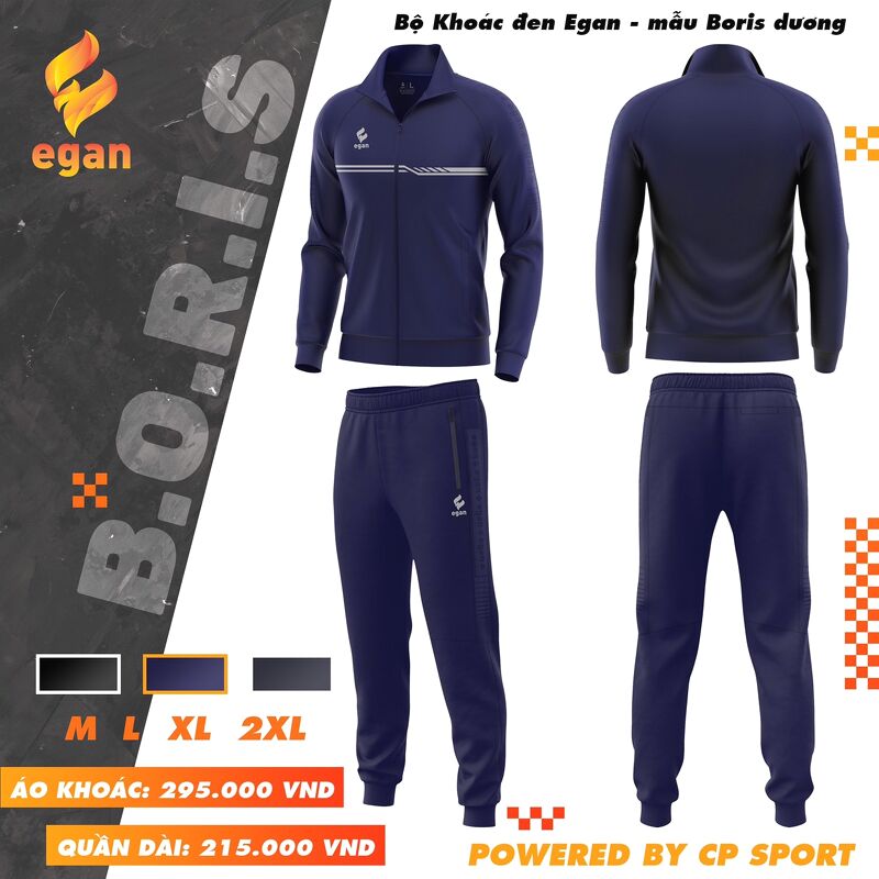 [Mua Bộ Egan tặng 1 áo bó AKKA/mã Egan1] Quần Dài Egan Boris Xanh DươngQuần Dài Egan Boris Xanh Dương