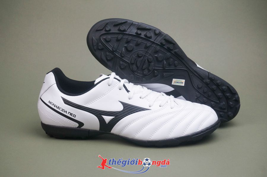 Giày đá bóng Mizuno Monarcida Neo II Select AS Trắng/Đen P1GD210509