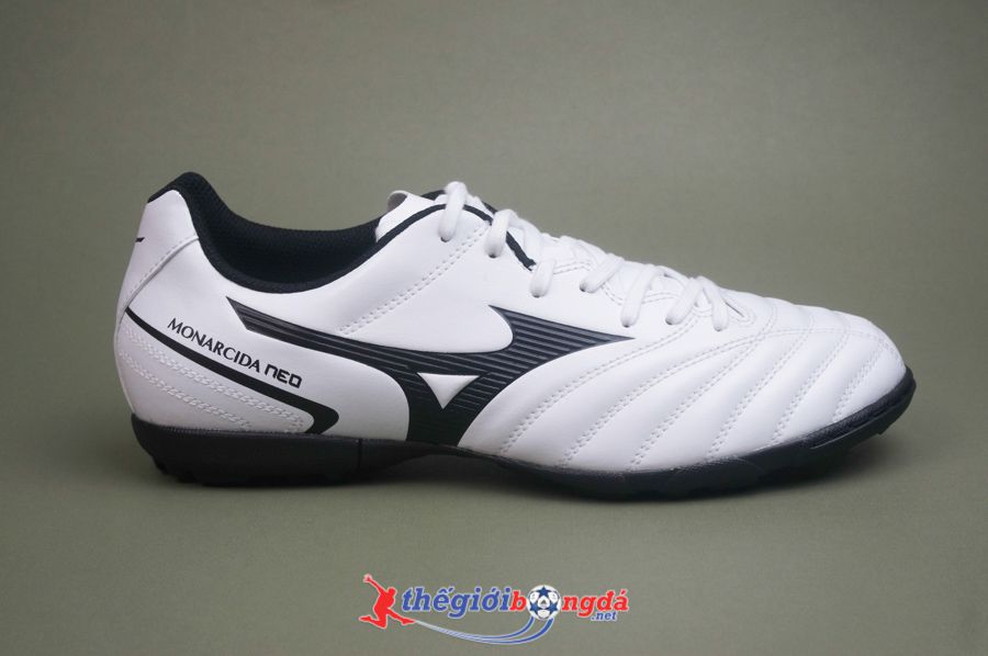 Giày đá bóng Mizuno Monarcida Neo II Select AS Trắng/Đen P1GD210509