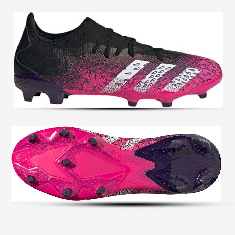 Giày đá bóng Adidas Predator Freak.3 FG Hồng/đen FW7519