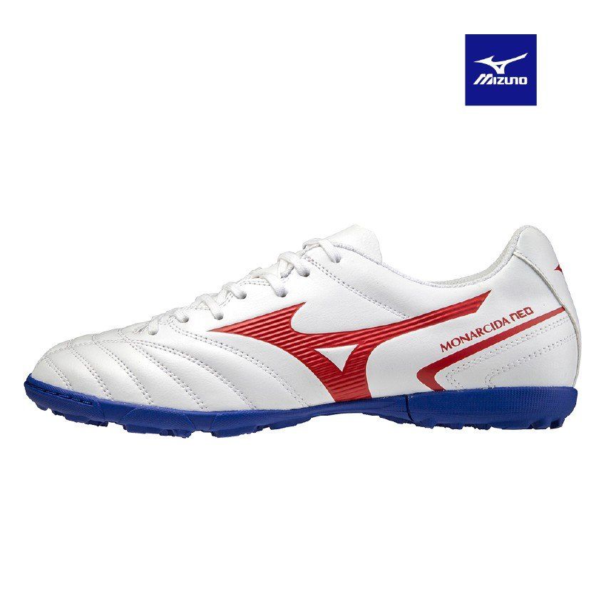 Giày đá bóng Mizuno Monacirda Neo II Select Tf Trắng/đỏ