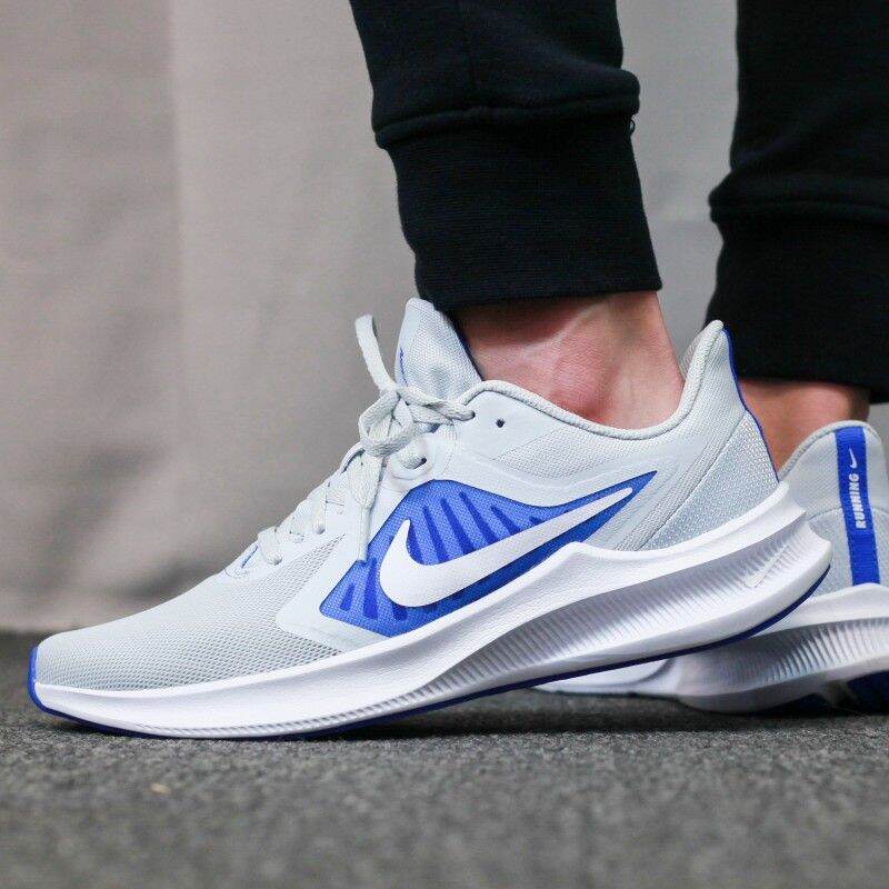 Nike Downshifter 10 - Xám/xanh