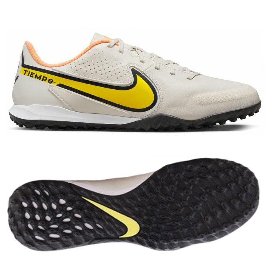 Nike Tiempo 9 Academy TF - Trắng/Vàng - DA1191-002