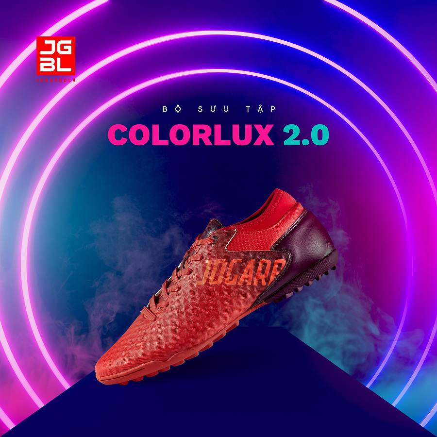 Giày bóng đá Jogarbola Colorlux 9020 TF - Đỏ