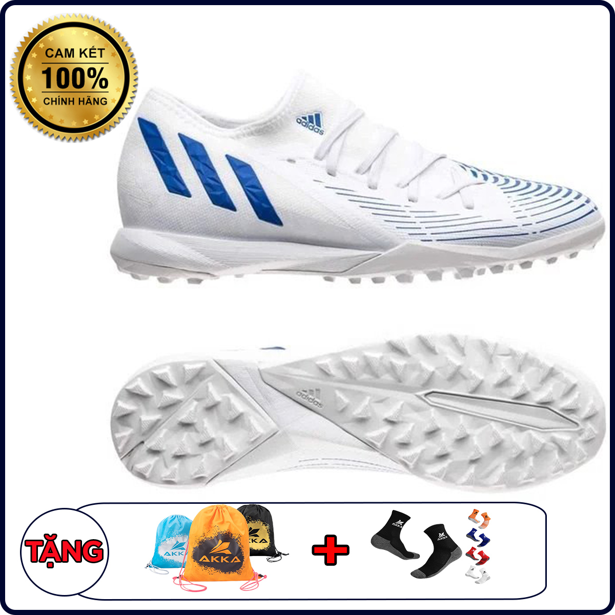 Adidas Predator Edge.3 TF - Trắng/xanh GX2633