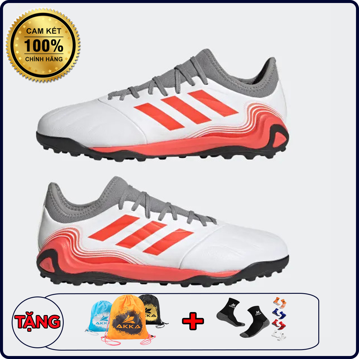 Giày đá bóng Adidas Copa Sense.3 TF - Trắng/đỏ - FY6186