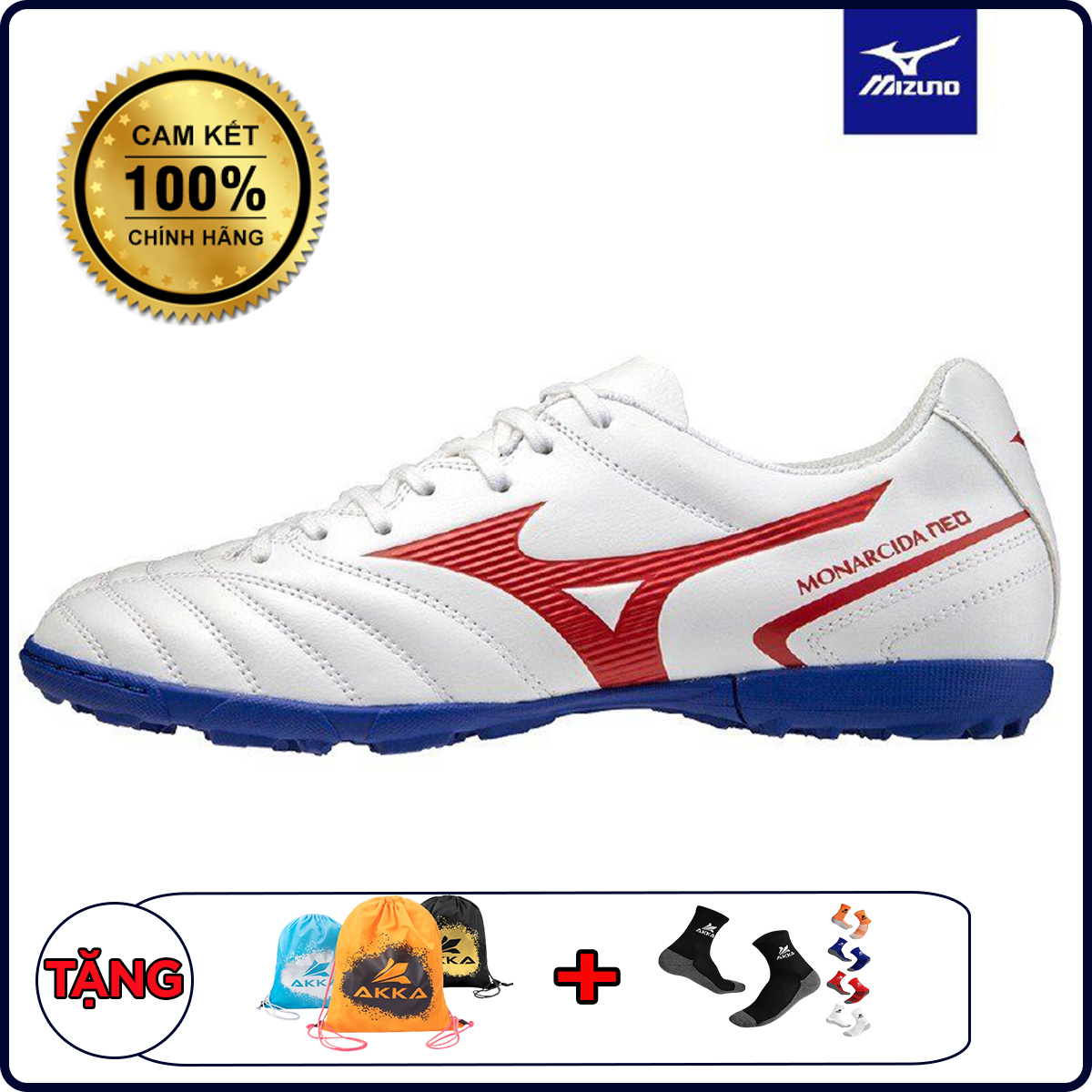 Giày đá bóng Mizuno Monacirda Neo II Select Tf Trắng/đỏ